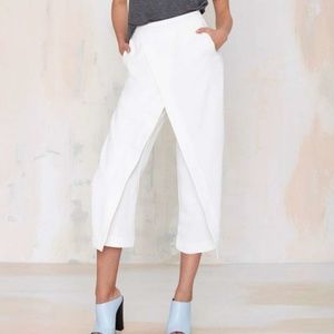 Nasty Gal Double Up Layered Trouser crop wrap pant